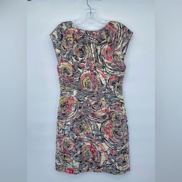 Boden Special Edition Rose Print textured Dress size 10 - Picture 4 of 13